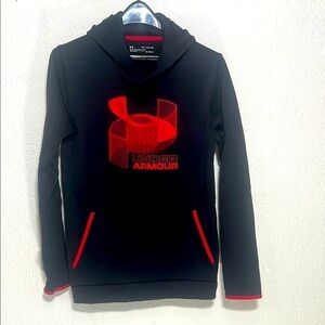 Under Armour Black and Red Hoodie